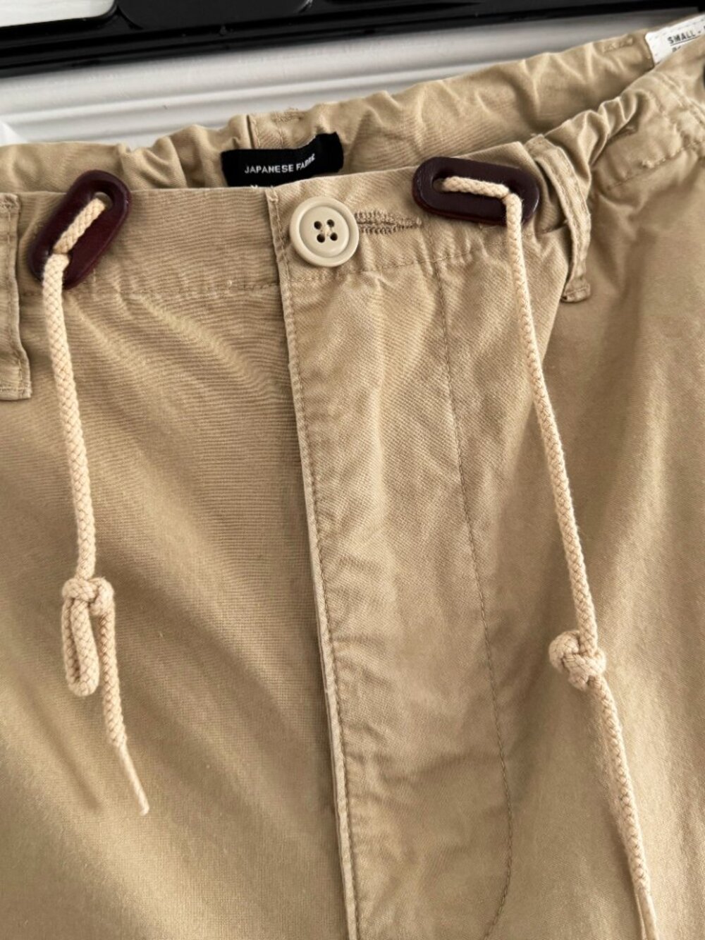 R13 Balloon Army cargo trousers in Khaki, size Small. Fits size S/M - Picture 8 of 15